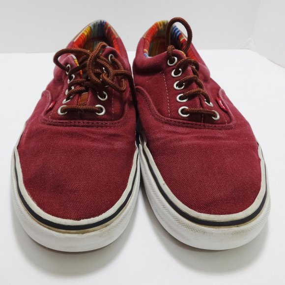 VANS Red Boat Shoes Size 10 - Picture 2 of 16